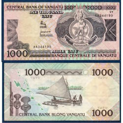 Vanuatu P.3a, neuf Billet de 1000 Vatu 1982 voilier