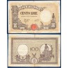 Italie P.67a, TTB- Billet de 100 Lire 23.8.1943 Justice Science