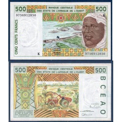 BCEAO P.710Kg Senegal, TTB, Billet de 500 Francs CFA 1997 tracteur