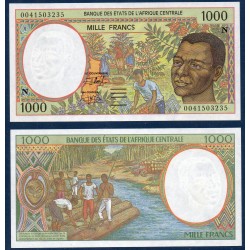 Afrique Centrale P.502Ng Guinée, Neuf, Billet de 1000 Francs CFA 2000 récolteur