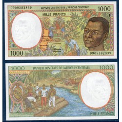 Afrique Centrale P.302Ff Centrafrique, Neuf, Billet de 1000 Francs CFA 1999 récolte