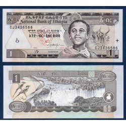 Ethiopie P.46b, Neuf, Billet de 1 Birr 2000 Zébus