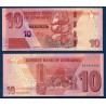 Zimbabwe Pick N°103, Billet de banque de 10 Dollars 2020