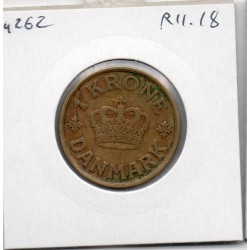 Danemark 1 krone 1925 TTB, KM.824 Christian X