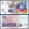 Afrique du sud P.131a, TTB, Billet de 100 rand 2005 Buffles