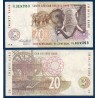 Afrique du sud P.124a, TTB, Billet de 20 rand 1993 éléphants