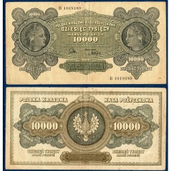 Pologne Pick N°32, Billet de banque de 10000 Marek 1922