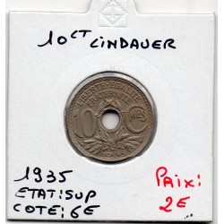 Pièce de 10 centimes Lindauer - 1935 - Sup - F.138/22