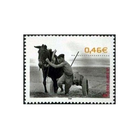 Timbre Yvert France No 3519 Siècle au fil du timbre, vie quotidienne le pecheur de sable