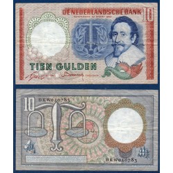 Pays Bas Pick N°85, Billet de Banque de 10 Gulden 1953