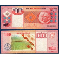 Angola P.150a, TTB, Billet de 1000 Kwanzas 2003 Caféière