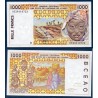 BCEAO P.211Bf Benin, Neuf, Billet de 1000 Francs CFA 1995 masques