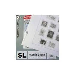 France SL 2024 1er semestre regular sans pochette, timbres, blocs et carnets, préimprimées DAVO