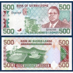 Sierra Leone P.19, Neuf, Billet de 500 leones 1991 Chalutiers