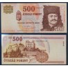 Hongrie P.196c, Neuf Billet de 500 Forint 2010 Ferenc II