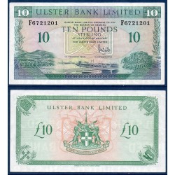 Irlande du nord P.332a, TTB Billet de 10 pounds 1990 port Belfast