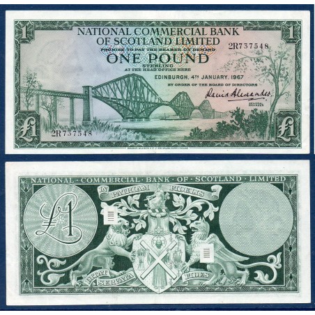 Ecosse P.271, Spl Billet de 1 pound 1967 Forth Bridge