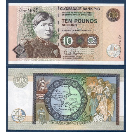 Ecosse P.226e, Neuf Billet de 10 pounds 2004 Mary Slessor