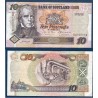 Ecosse P.120d, TTB Billet de 10 pounds 2001 Walter Scott