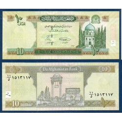 Afghanistan P.67Aa, Neuf, Billet de 10 afghanis 2008 Mirwais Hotak