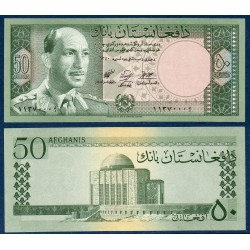 Afghanistan P.39a, Neuf, Billet de 50 afghanis 1961 Mausolée