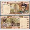 BCEAO P.714Kb Senegal, B, Billet de 10000 Francs CFA 1994 pont