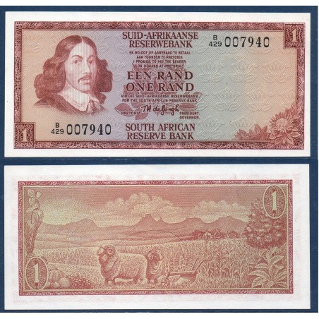 Afrique du sud P.116b, Neuf, Billet de 1 rand 1975 champ