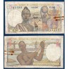 AOF P.36a, B Billet de 5 Francs 9.3.1948 pirogue