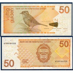 Antilles Néerlandaises P.30e, neuf Billet de 50 Gulden 2011 Bruand à collier