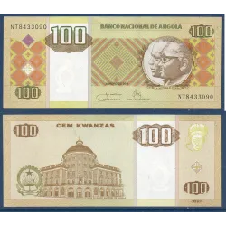 Angola P.147b, neuf Billet de 100 Kwanzas 2011 Banque nationale