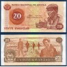 Angola P.109, Neuf, Billet de 20 Kwansas 1976 Militaires Neto