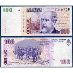 Argentine P.351, neuf Billet de 100 Pesos 1999-2002 Julio Argentino Roca