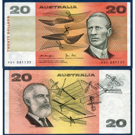 Australie P.46c, TTB Billet de 20 Dollars 1979 Kingsford-Smith