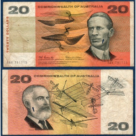 Australie Pick N°41a, Billet de banque de 20 Dollars 1966