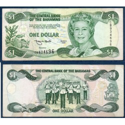 Bahamas P.57a, neuf Billet de 1 dollar 1992 Fanfare