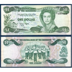 Bahamas P.43b, Spl Billet de 1 dollar 1984 Fanfare