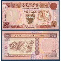 bahreïn Pick N°17, Billet de banque de 1/2 Dinar 1973