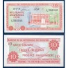 Burundi P.20b, Neuf, Billet de 10 Francs 1970 Place Révolution