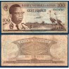 Congo P.6a, B, Billet de 100 francs 1961 grues couronnées