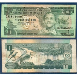 Ethiopie P.36, TB, Billet de 1 Birr 1987 Garçon