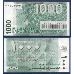 Liban Pick N°84a, Billet de banque de 1000 Livres 2004