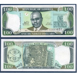 Liberia P.30g, Neuf, Billet de 100 Dollars 2011 Femme