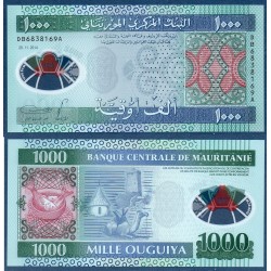 Mauritanie Pick N°19, Billet de banque de 1000 Ouguiya 2014