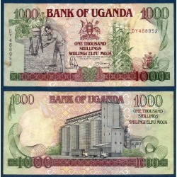 Ouganda Pick N°34b, Billet de banque de 1000 Shillings 1991