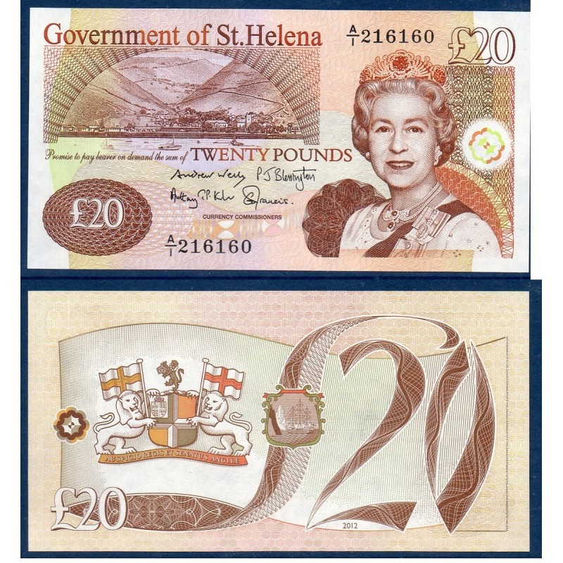 Sainte Helene P.13b, Neuf, Billet de 20 pounds 2012 Jamestown