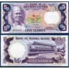 Sierra Leone P.7g, Spl, Billet de 5 leones 1985 Parlement