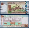 Soudan P.75d, Neuf, Billet de 50 Pounds 2017 Rhinocéros