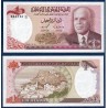 Tunisie P.74, Neuf, Billet de 1 Dinar 1980 Korbous