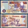 Zambie P.41a,Neuf, Billet de 5000 Kwacha 1992 Lion