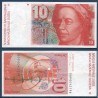 Suisse P.53h, TTB, Billet de 10 Francs 1990 Leonhard Euler